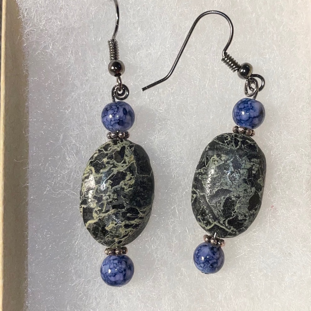 Stone Bead Earrings